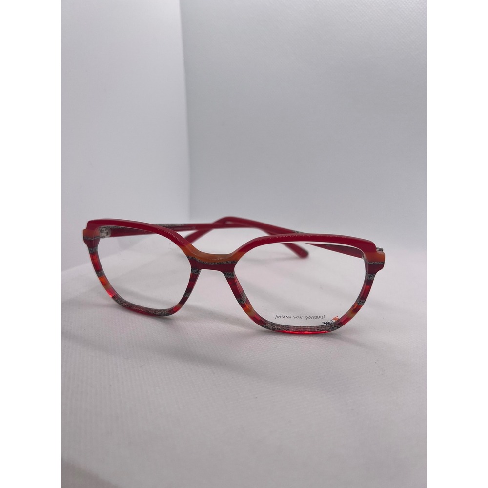 Johann‎ Von Goisern Red Eyeglasses Frames J758 55-17-Y08 Designer Glasses